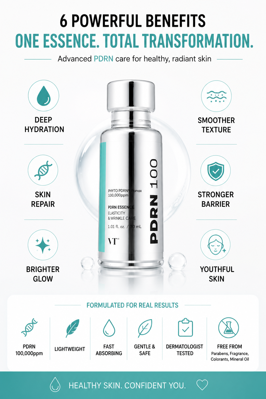 Glass Skin Repair Serum-PDRN Essence